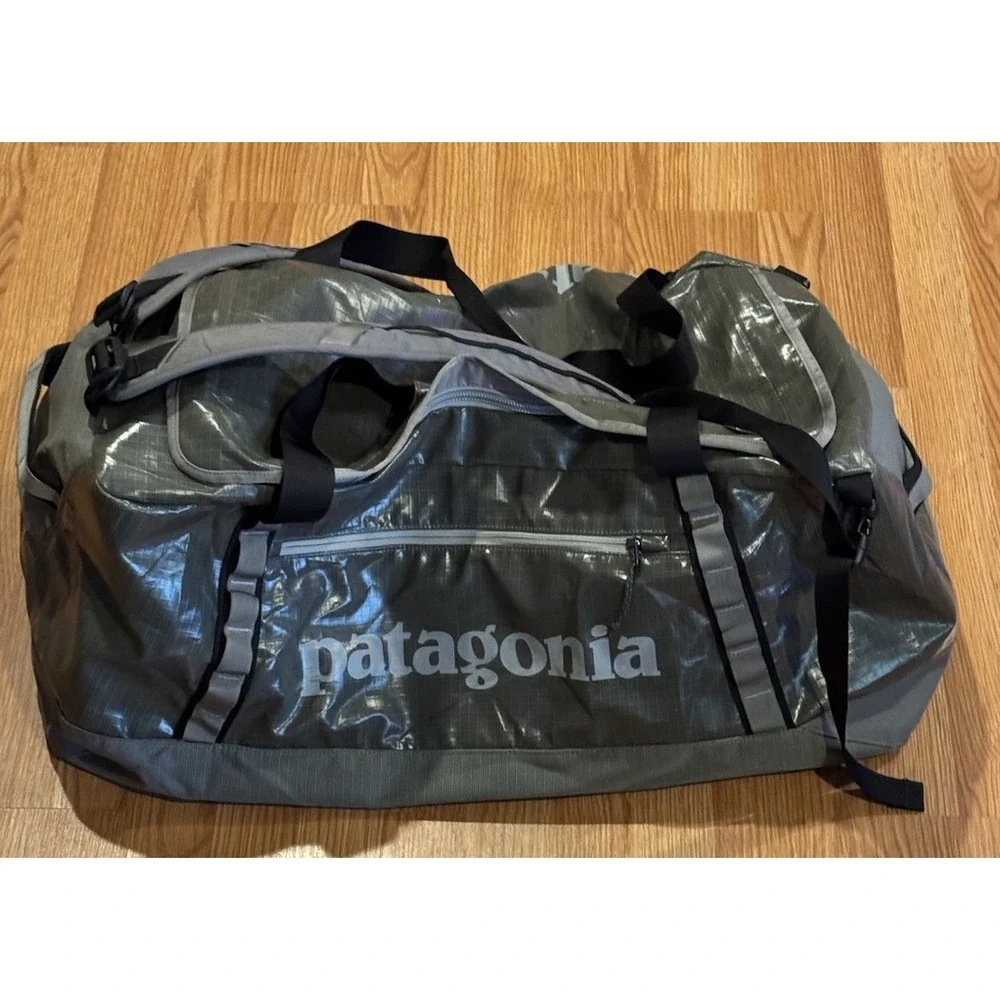 Patagonia Black Hole Duffel 90L Gray Luggage Extra Large Backpack Bag Travel